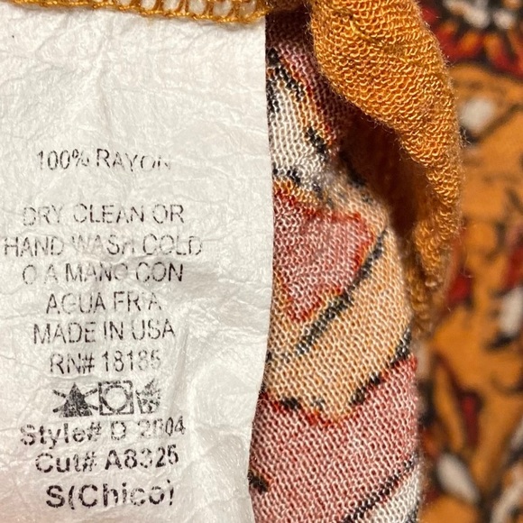 Audrey 3 +1 Dress Womens Size Small Boho Hippie Autumn Flowy - Picture 5 of 8